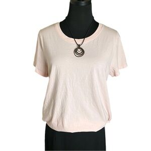 J. Crew Broken In Tee Size Large Cotton Pink